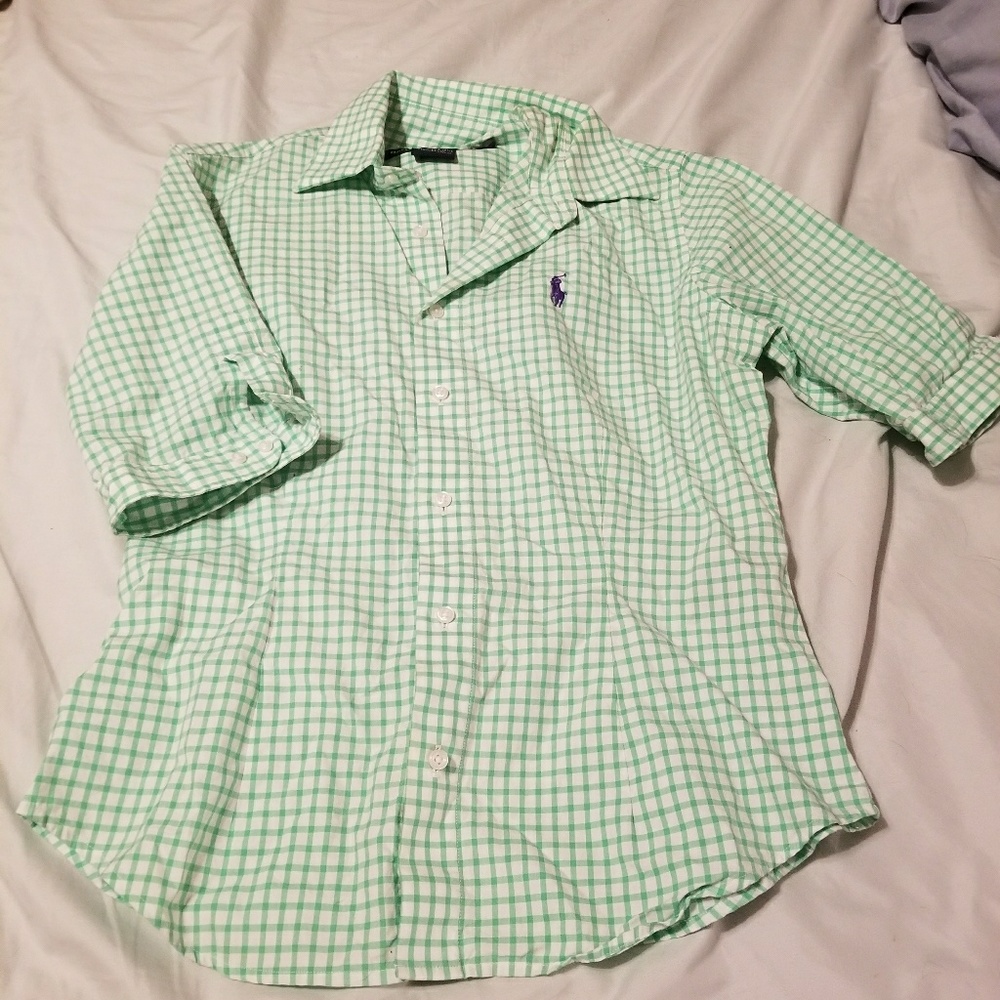 Ralph Lauren Sport quartersleeve button down shirt